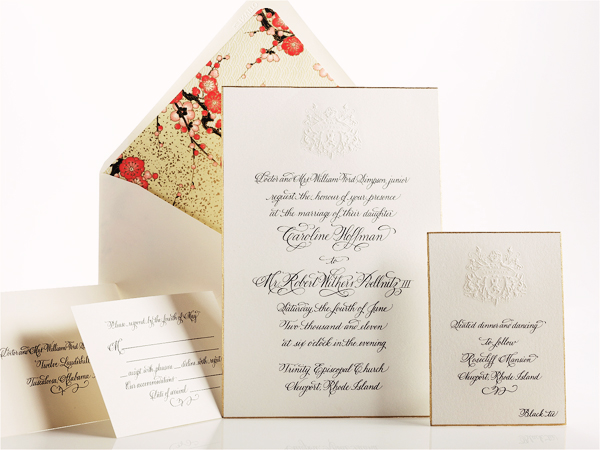 wedding invitation formal attire