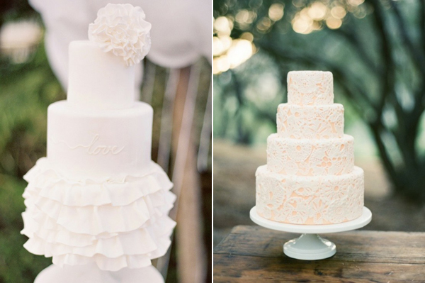 confectionery wedding dress inspired cakes