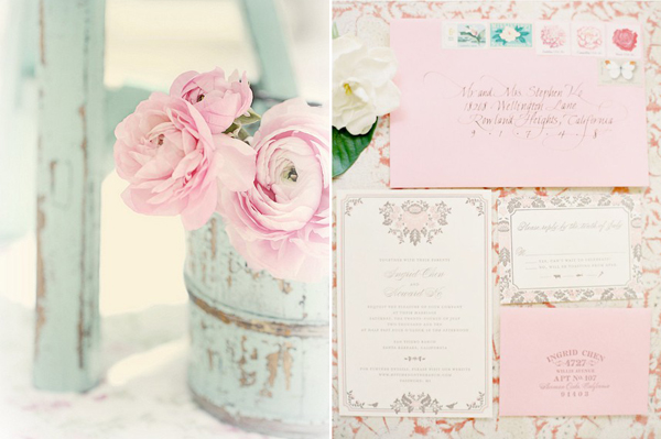 newport wedding pastels