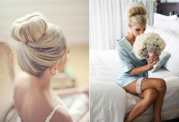 newport wedding hair buns