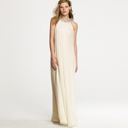 jcrew collar gown