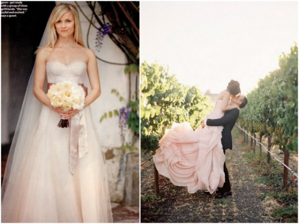 Newport wedding glam blush