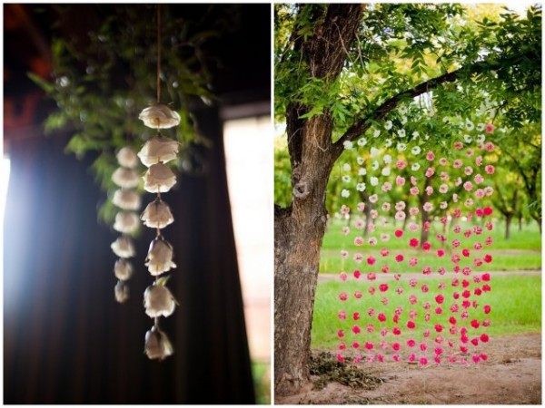 Newport Wedding Glam hanging flowers