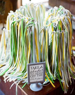 Make A Memorable Exit Fun Wedding Send Offs Ribbon Wedding Exit